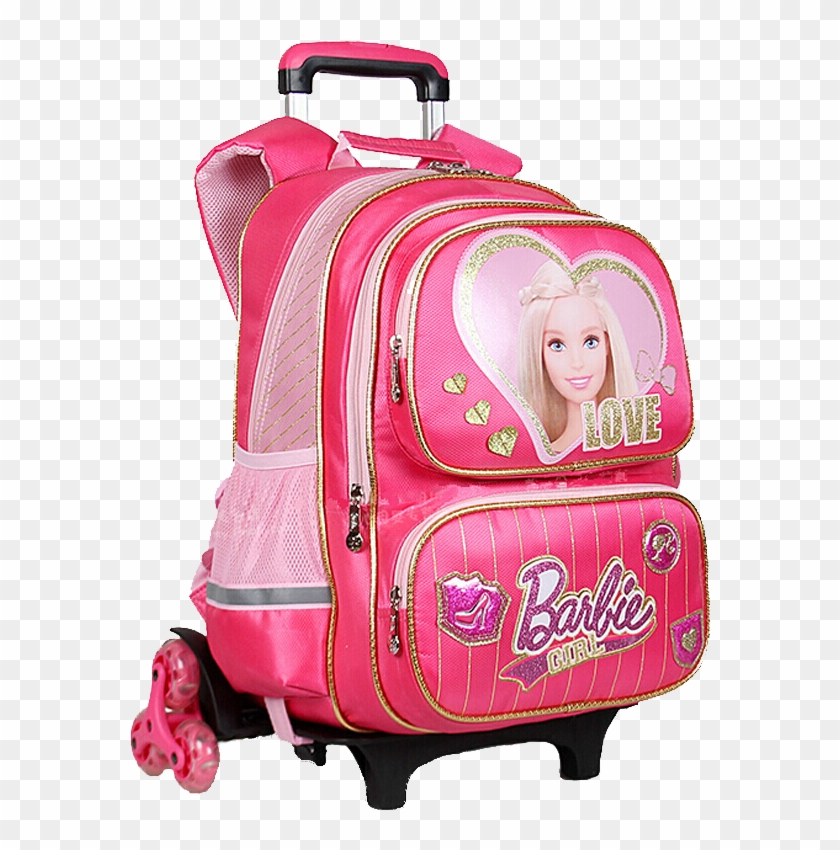 Barbie Trolley Bag Primary School Backpack Backpack - Hand Luggage #1127265