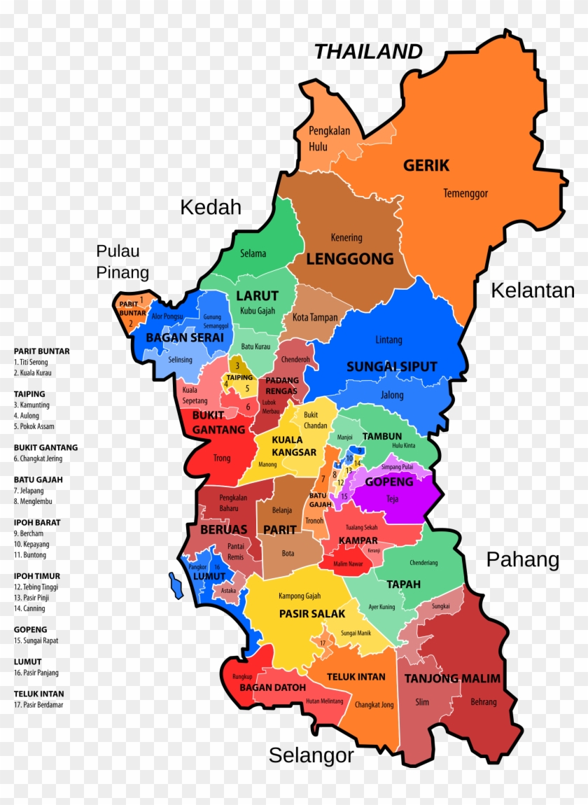 New Electoral Map - Perak State Constituency Map #1127488