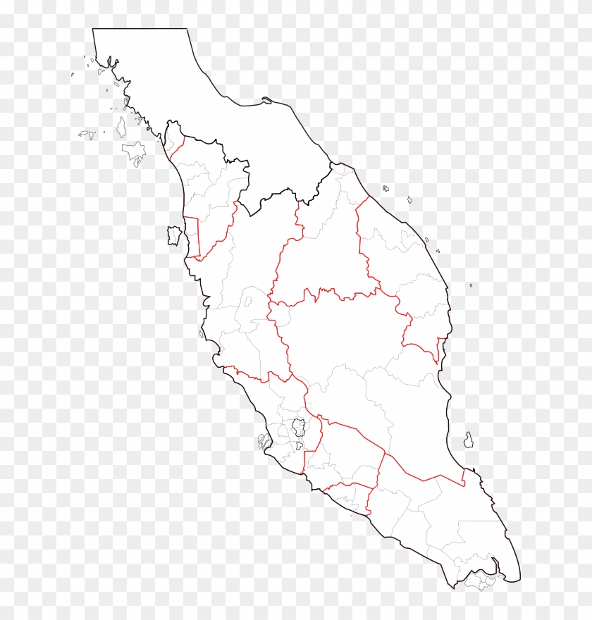 Medium Image - Map Of Constituencies Malaysia #1127553