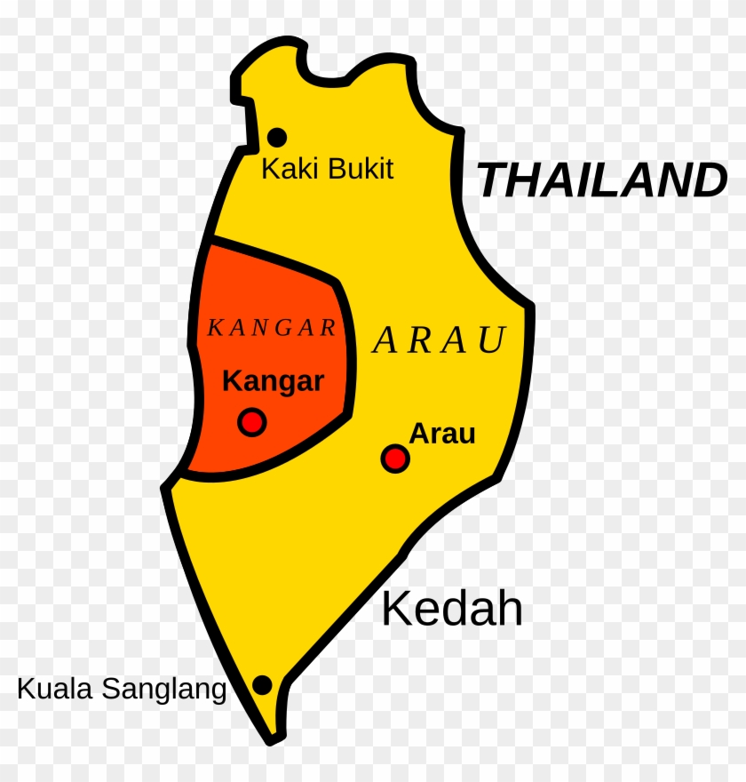 Medium Image - Map Of Perlis Malaysia #1127624