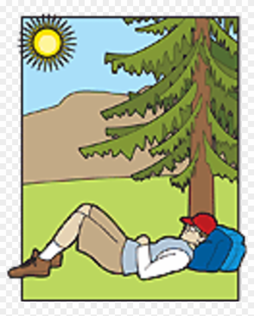 Hiking Clipart Night Hike - Cartoon #1127660