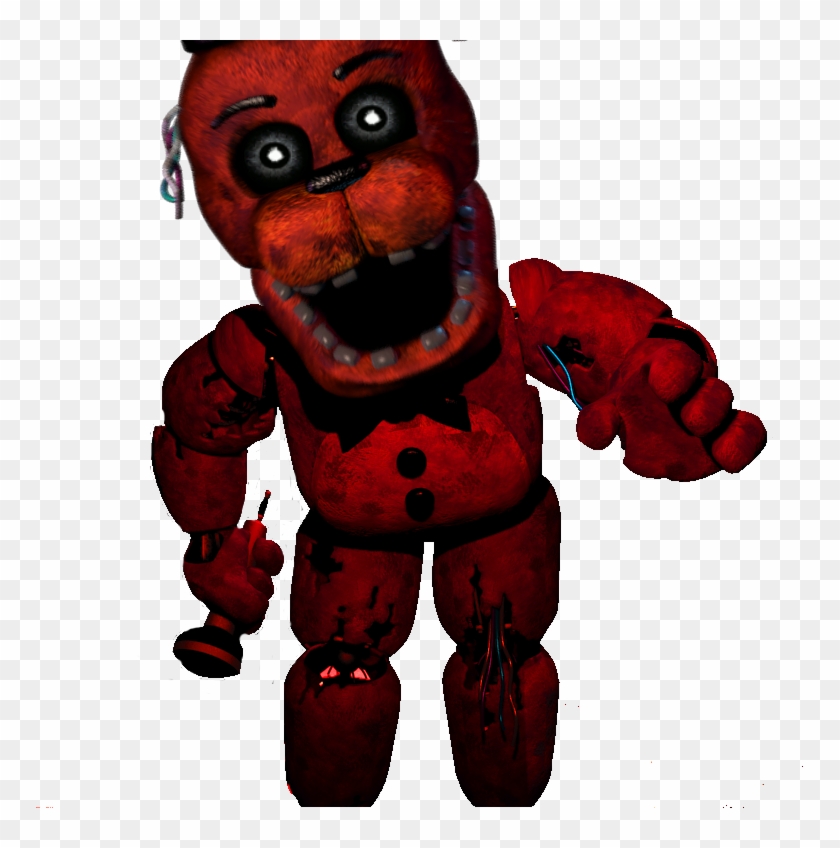 Fnaf 2 Redbear By Therealpazzy - Red Bear Fnaf 2 #1127795