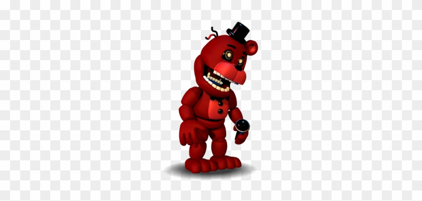 Red Bear By Toxiclord-yt - Fnaf World Shadow Freddy #1127814