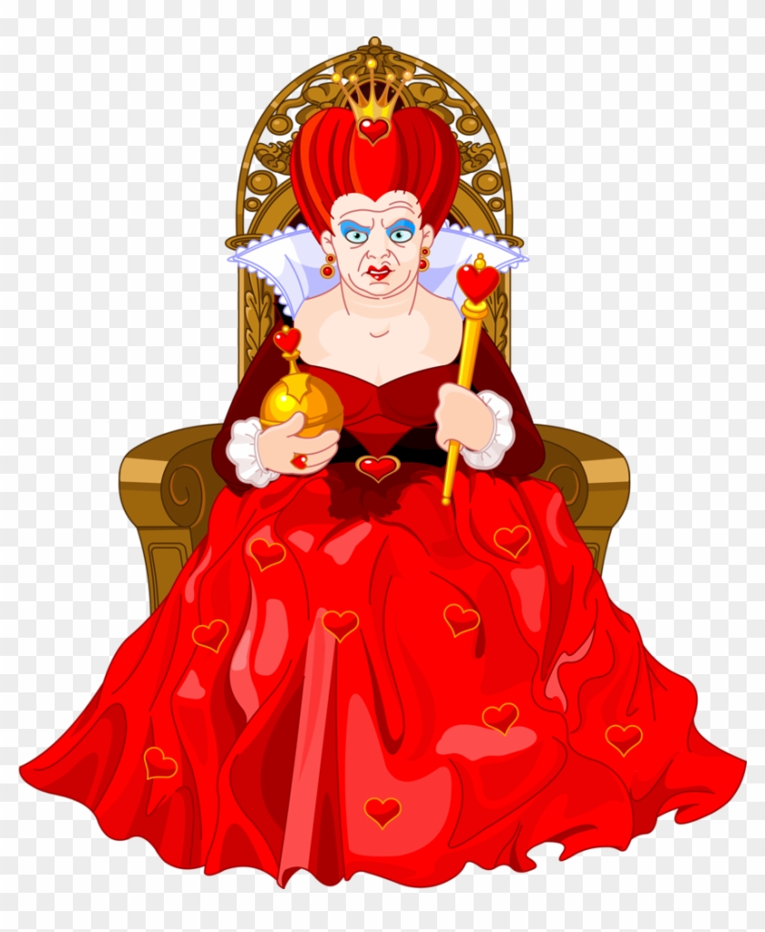 Album - Cartoon Of Queen Sitting On Throne #1127874