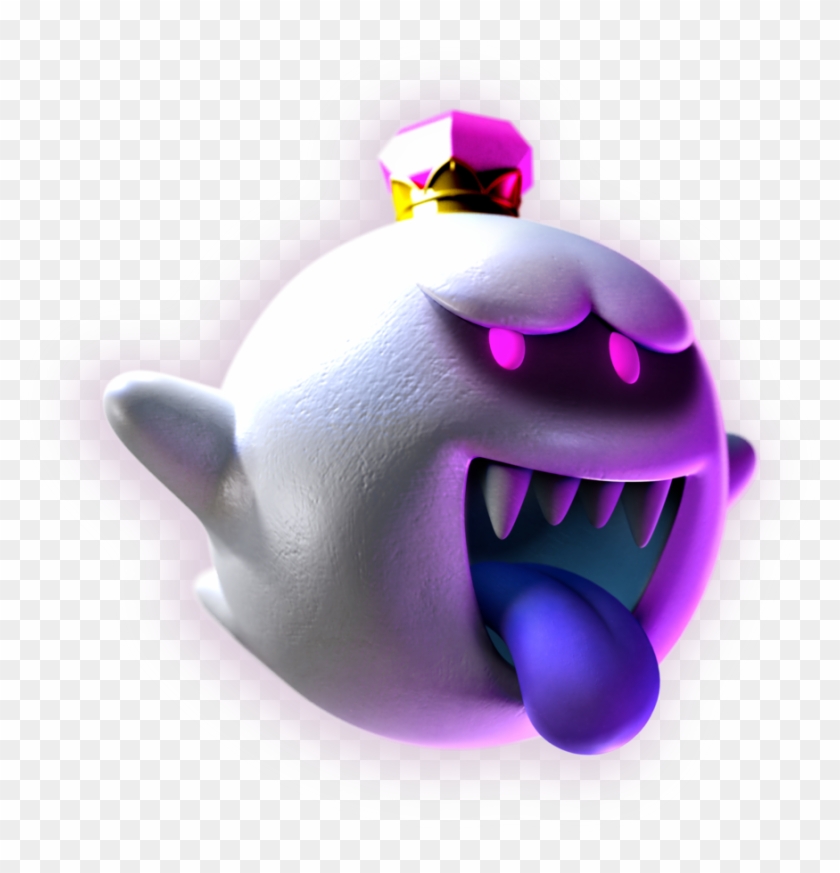 King Boo Poster By Drybowzillajp - King Boo Luigi Mansion Dark Moon - Free  Transparent PNG Clipart Images Download