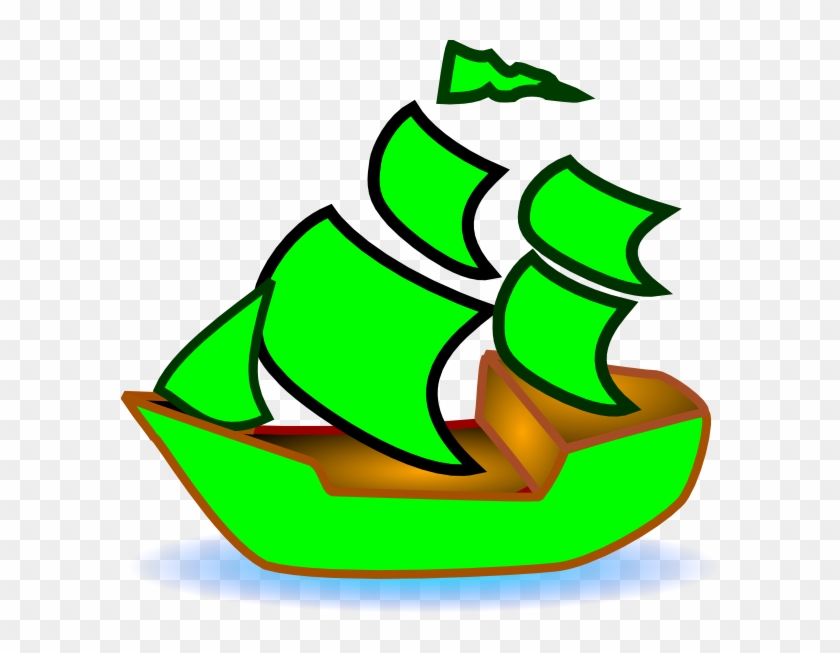 Green Boat Clip Art - Green Boat Clipart #1128058