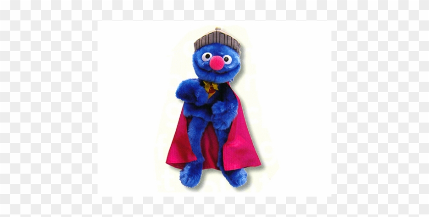 Sesame Street Super Grover Hand Puppet - Cartoon #1128092
