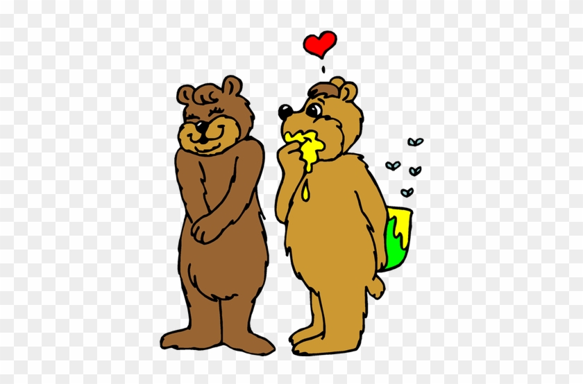 Valentine's Day Free Clip Art - Honey Love Bear #1128201