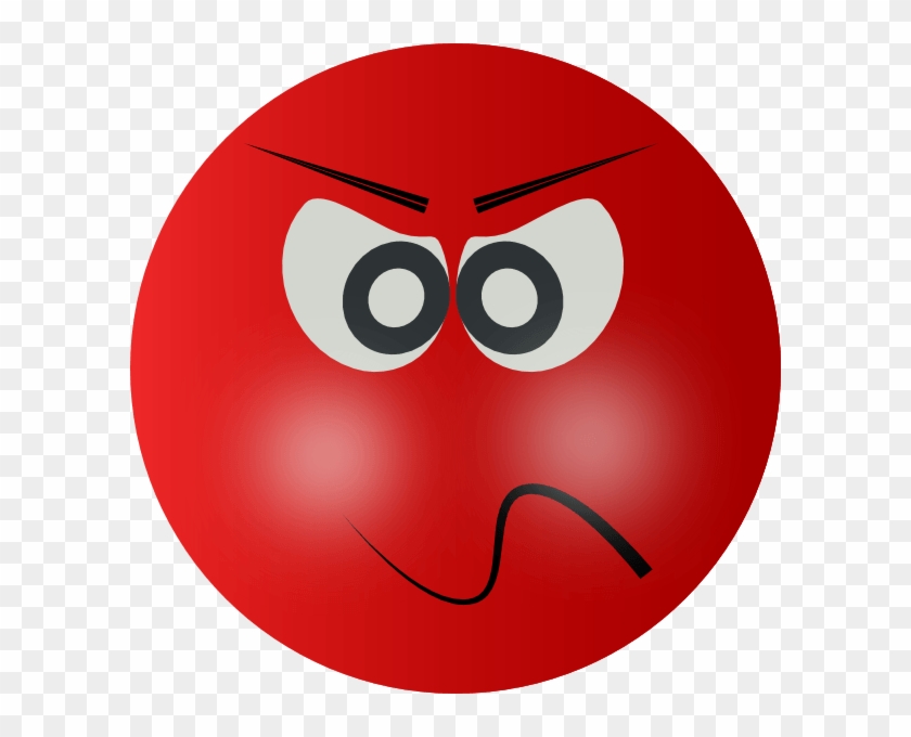 Clip Art Angry Mean Smiley Clipart - Angry Sad Face Png #1128275