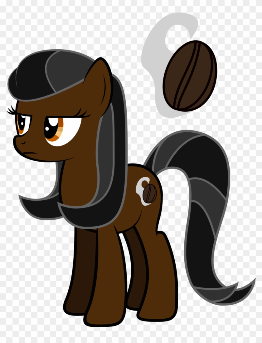 Coffe Fim Oc Black Coffee By - Mlp Brown And Black Pony #1128374