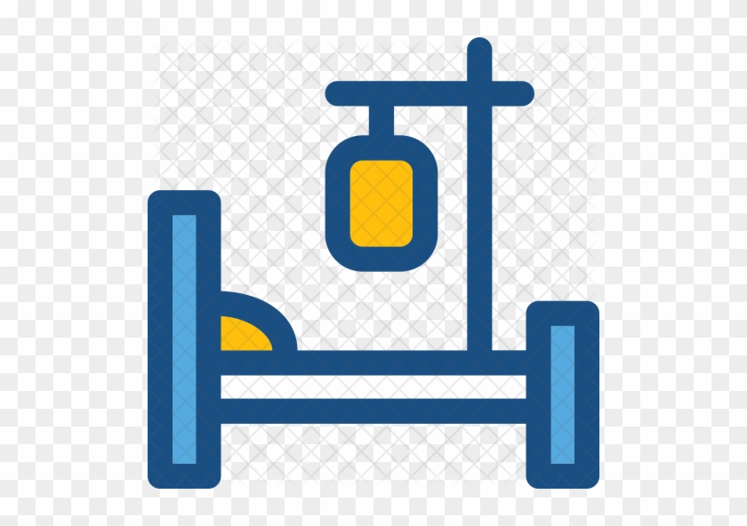 Hospital Bed Icon - Hospital Bed #1128420