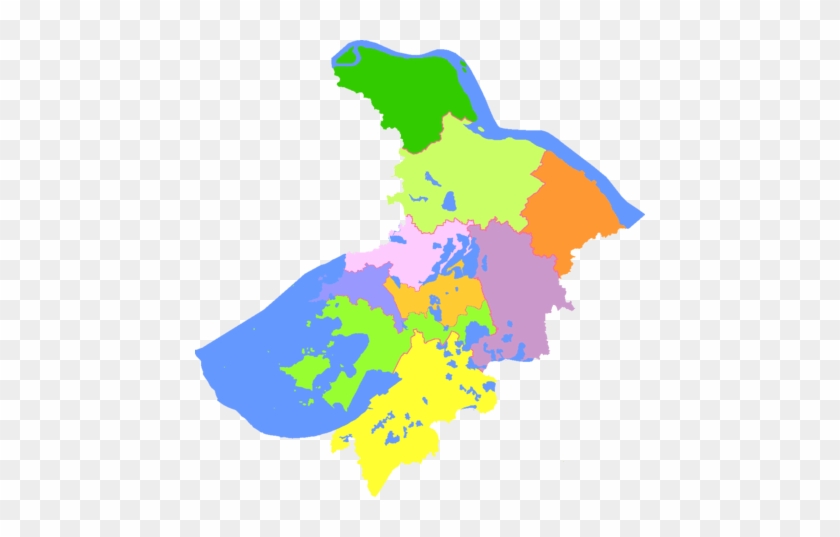 Map - Gusu - Suzhou Districts #1128451