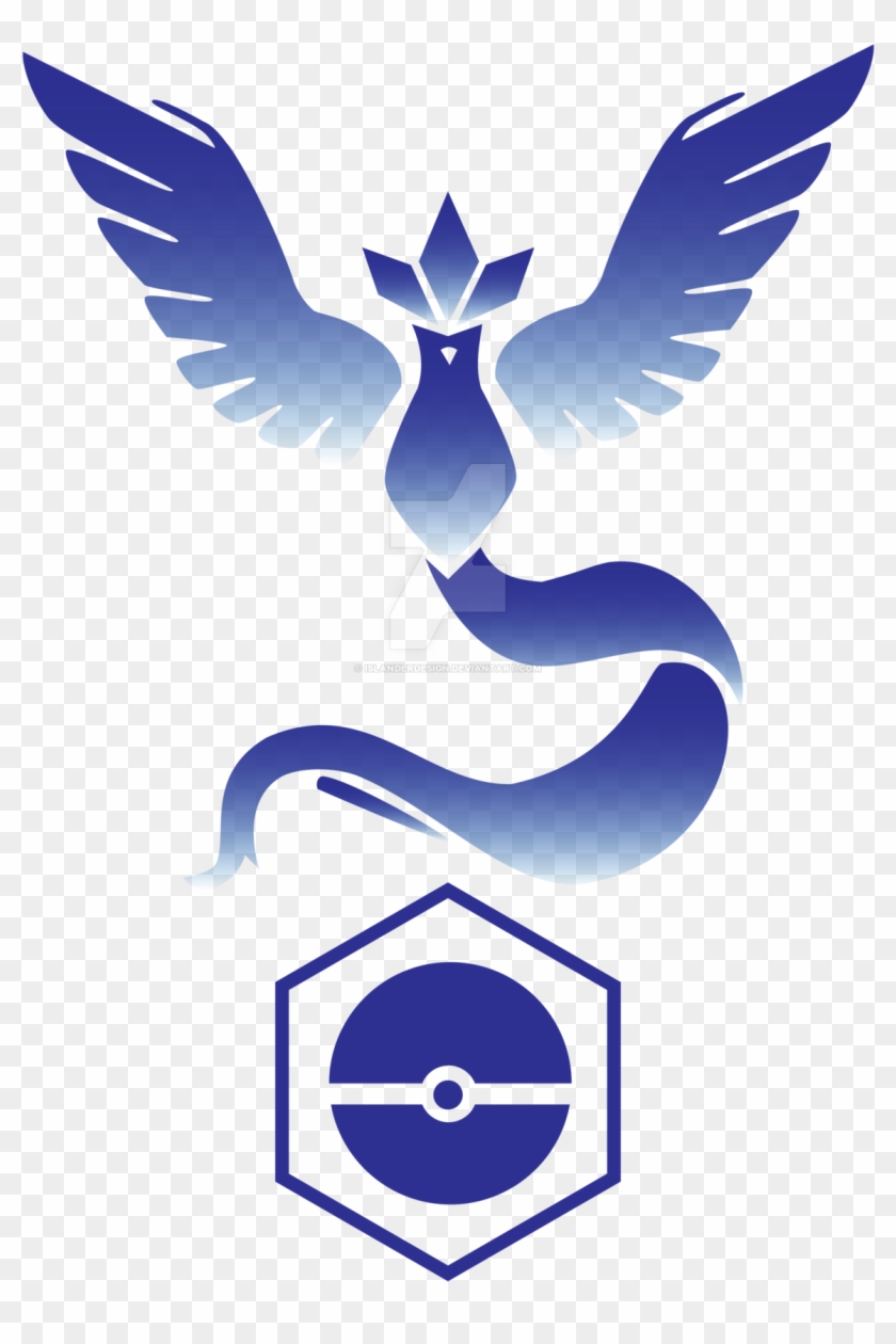 Islanderdesign Pokemon Go- Team Mystic By Islanderdesign - Pokemon Go Team Mystic Png #1128691