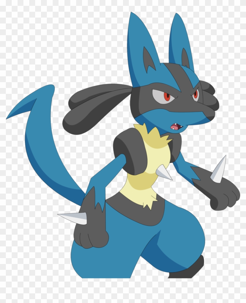 Mammal Vertebrate Cartoon Fictional Character - Suprised Lucario Png #1128790