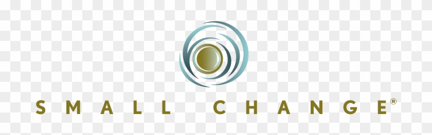 Small Change Company Logo, Containing A Gold Coin With - Graphic Design #1128883