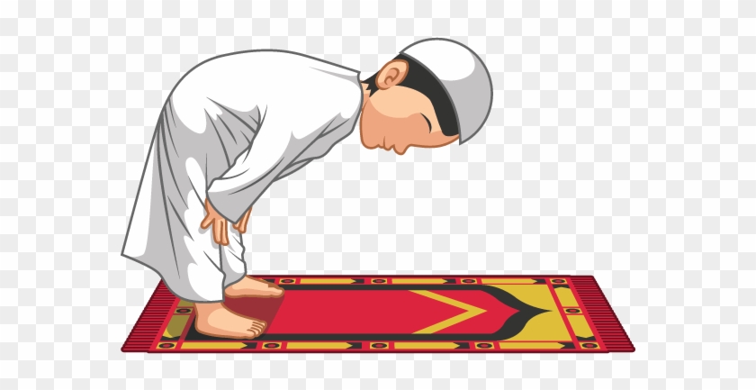 What Do Muslims Say While Kneeling Down To Allah - Muslim Pray Clipart Png #1128890