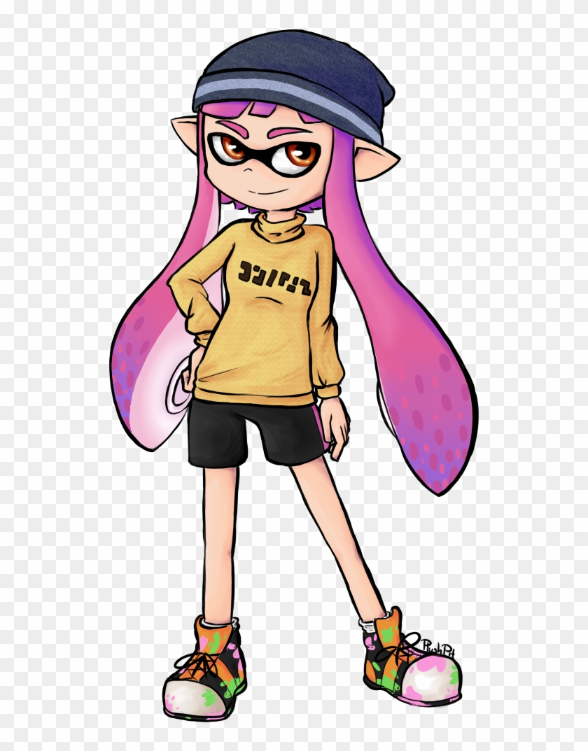 Inkling Girl By Plushpit - Pink Inkling Girl Png #1129213
