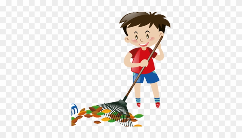 Gardening - Sweeping The Floor Cartoon #1129236