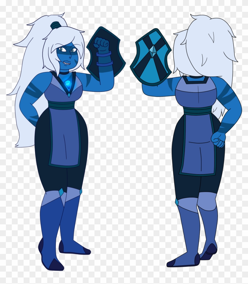 Blue Jasper [gemsona] By Honisaro - Jasper Soldier Gemsona #1129393