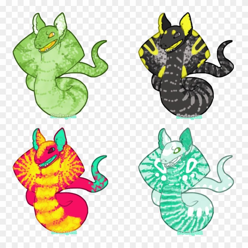 Snake Ears Adoptable By Sodagem - Cartoon #1129441