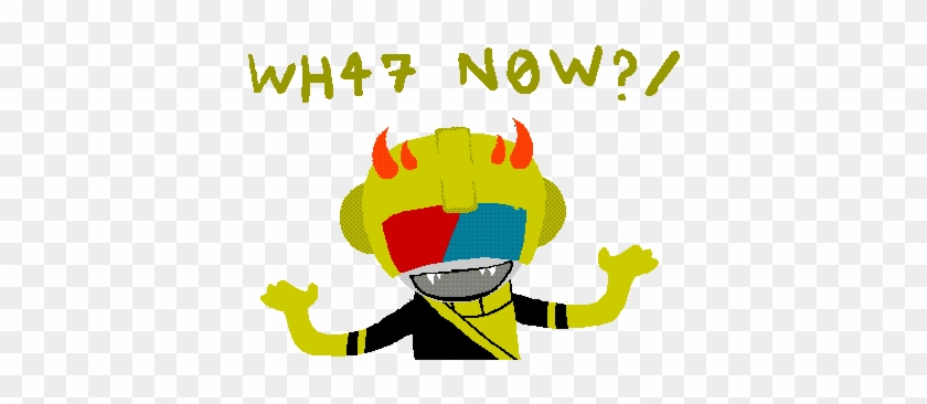 Hiveswap Yellow Green Text Clip Art Font - Homestuck What Now Gif #1129520