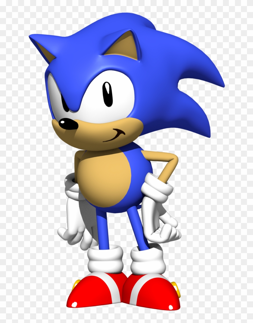 Sonic 3d Blast Pose Remake By Bantranic - Sonic 3d Blast Sonic #1129589