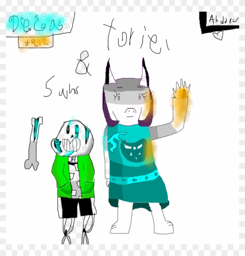 Deca Sans And Deca Toriel By Vavertandrew223432 - Cartoon #1129721