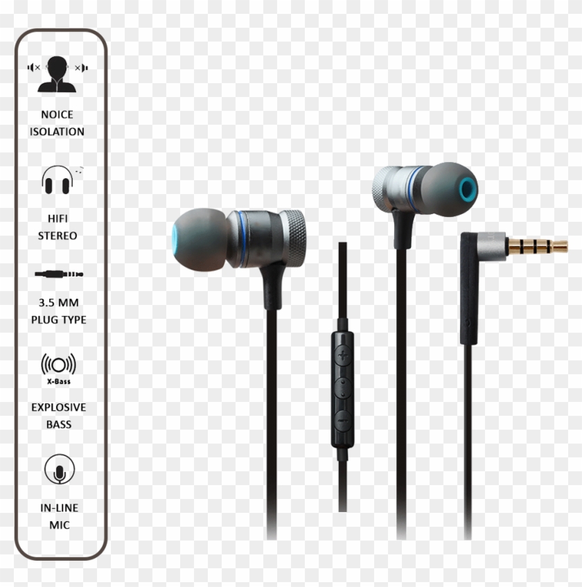 Ant Audio W55 Wired Earphones - Gearbest Awei Es - 70ty 3.5mm Stereo Music Earbud Headphones #1129727