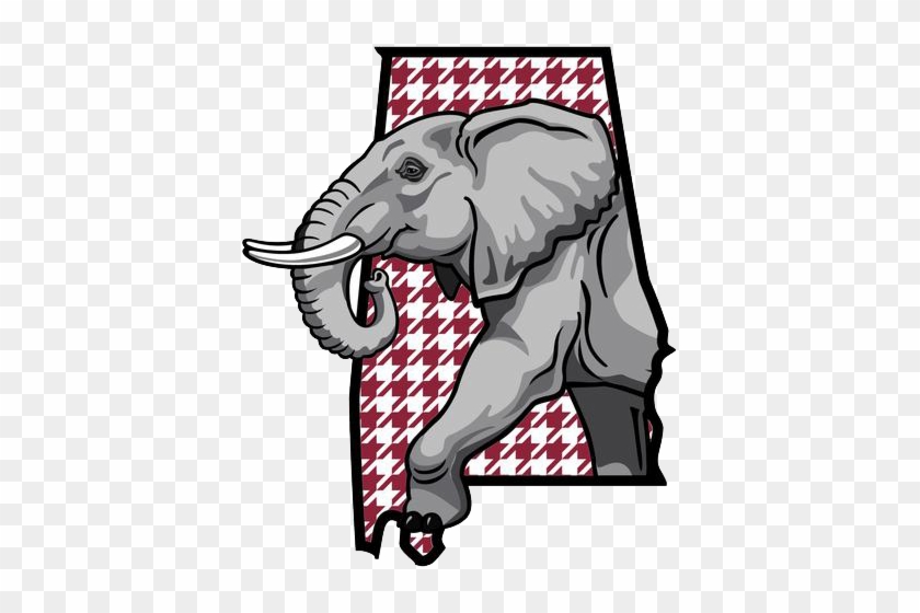 Alabama Elephant Decal - Alabama Elephant Decal #1129874
