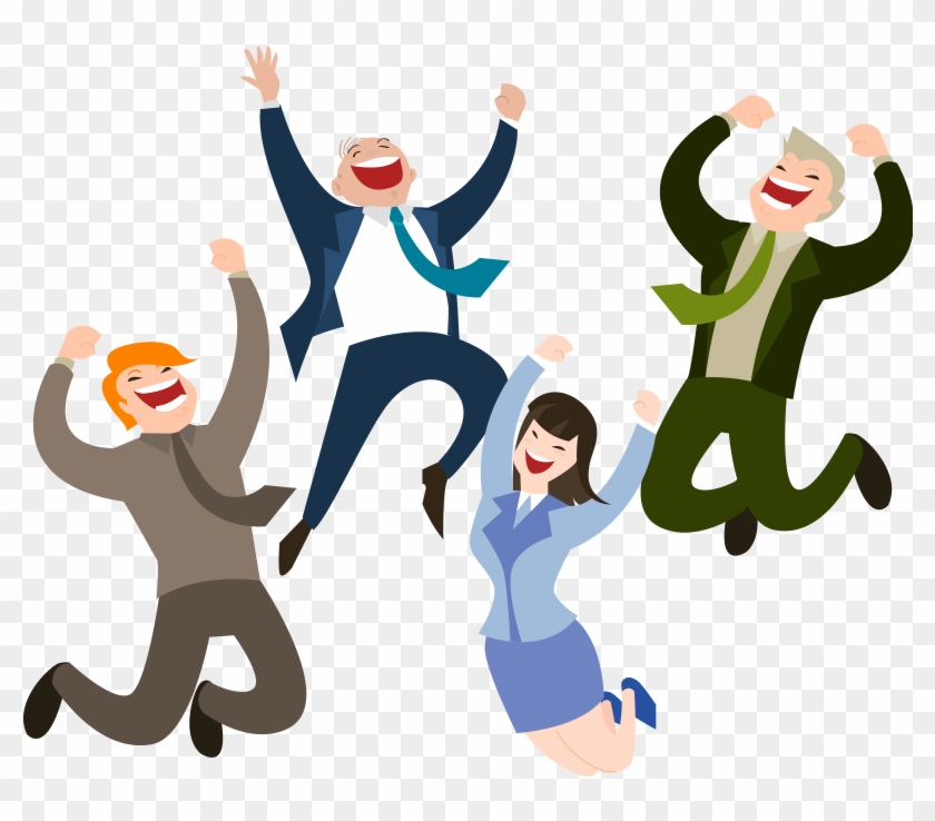 Happy People Clip Art #1129952