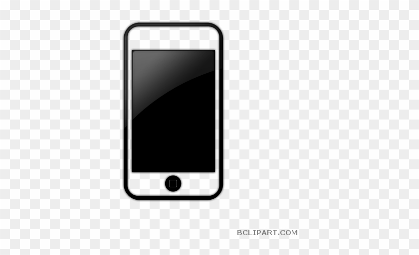 Iphone Cell Phone Tools Free Clipart Images Bclipart - Cell Phone Clipart Black And White #1129980