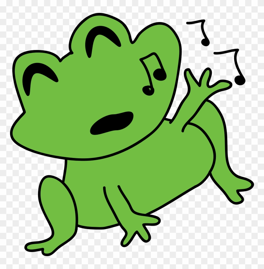 Singing Frog Clipart #1130010