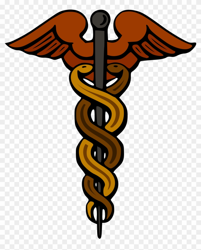 Clipart Caduceus 2 Rh Openclipart Org Microsoft Office - Hermes Greek God Symbol #1130029