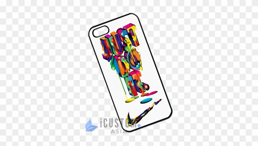 Nike Just Do It Colorful Art Iphone 5 5s Case - Mobile Phone Case #1130066