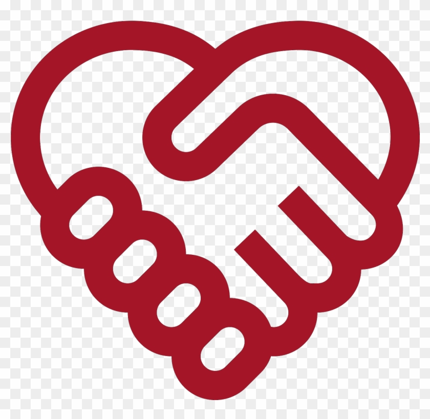 Hands-heart - Heart Handshake Icon #1130144