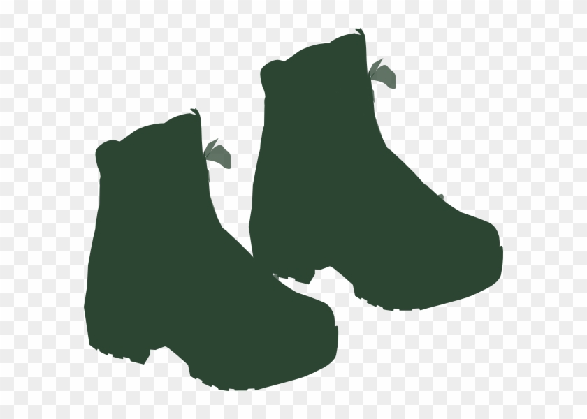 Small Hiking Boots Clip Art At Clker - Clip Art #1130162
