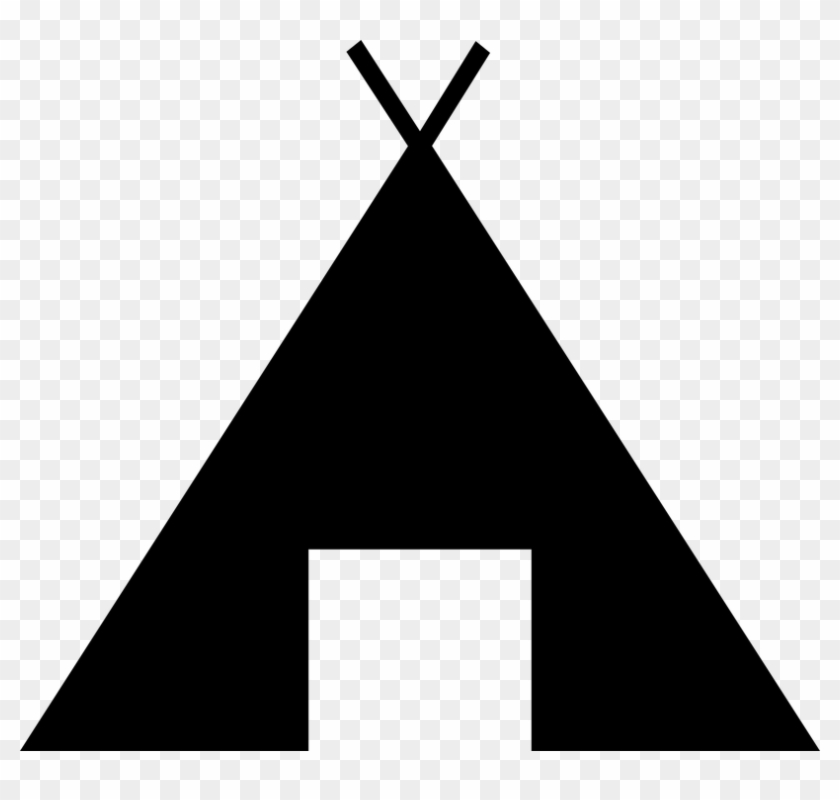 Indians Clipart Teepee - Tent Silhouette #1130311