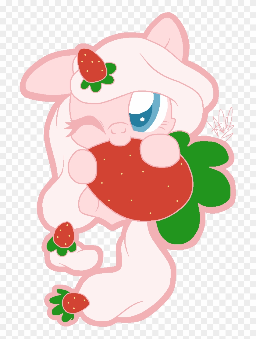 Chibi Strawberry Sundae By Natusoulsilver On Clipart - Sundae #1130444