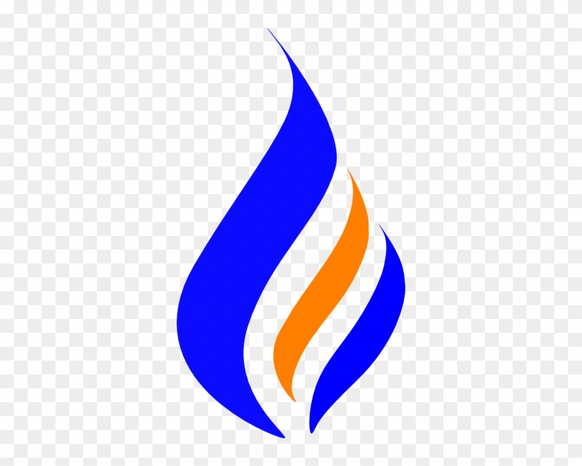 Orange And Blue Logo #1130450