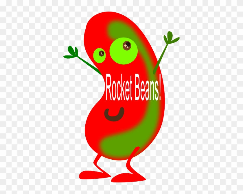 Rocket Beans Clip Art - Cartoon Beans #1130509