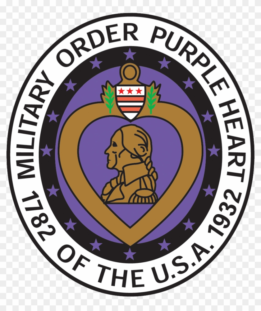 Military Purple Heart Clip Art For Kids - Military Order Of The Purple Heart Logo #1130529