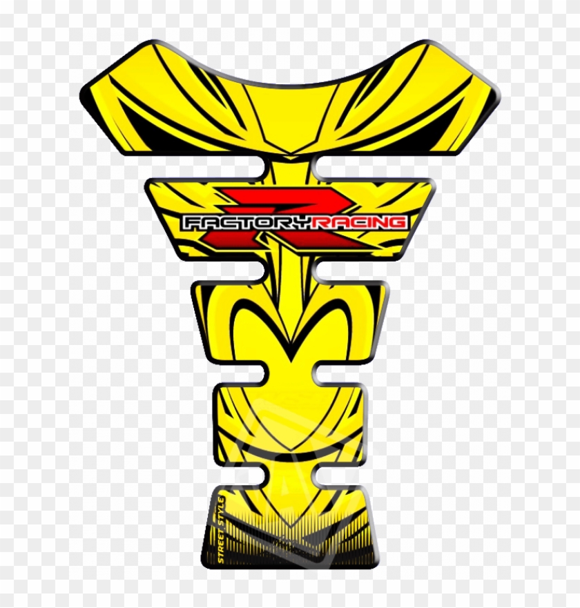 Adesivo Protetor De Tanque Street Racing Amarelo - Suzuki Gsx-r Series #1130620