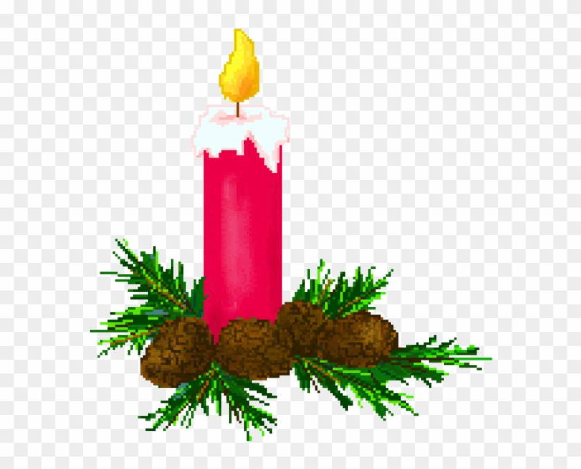 Advent Wreath Clipart Best - Christmas Candle Clip Art #1130665