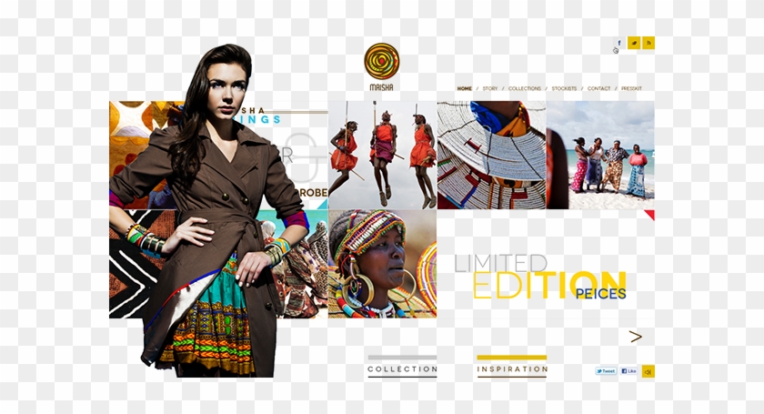 Designed The Website With The Same Vibrance And Diversity - African Kanga #1130683