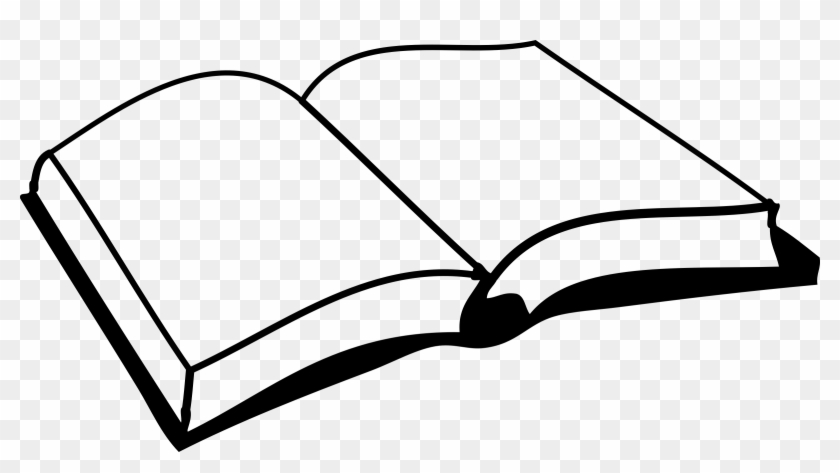 Clipart - Book Black And White Clipart #1130773