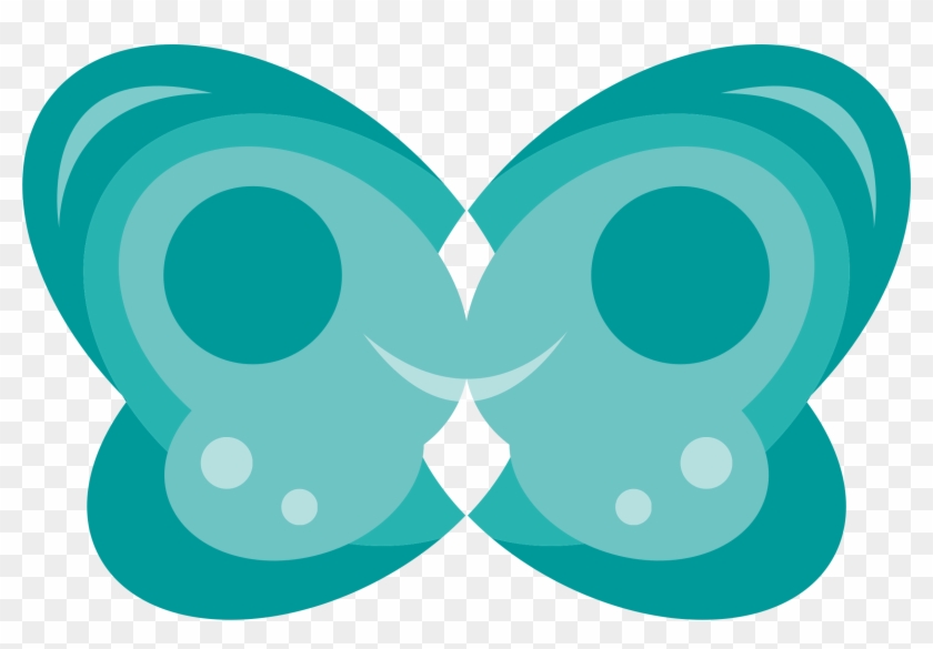Clipart Butterfly - Borboleta Azul Vetor Png #1130897