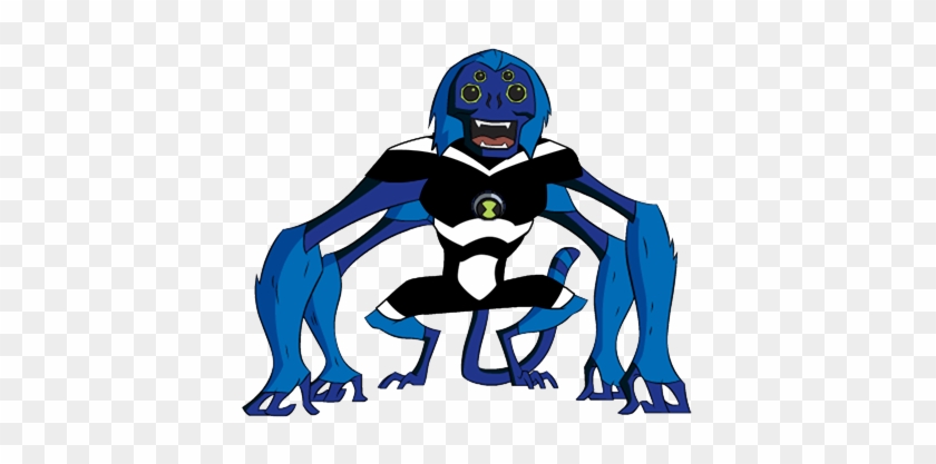 Spider Monkey Clipart Happy Cartoon - Spidermonkey Ben 10 #1130969