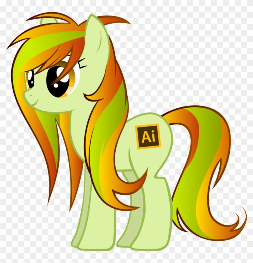 Adobe Illustrator Pony Character By Alexsych - Cartoon #1130976