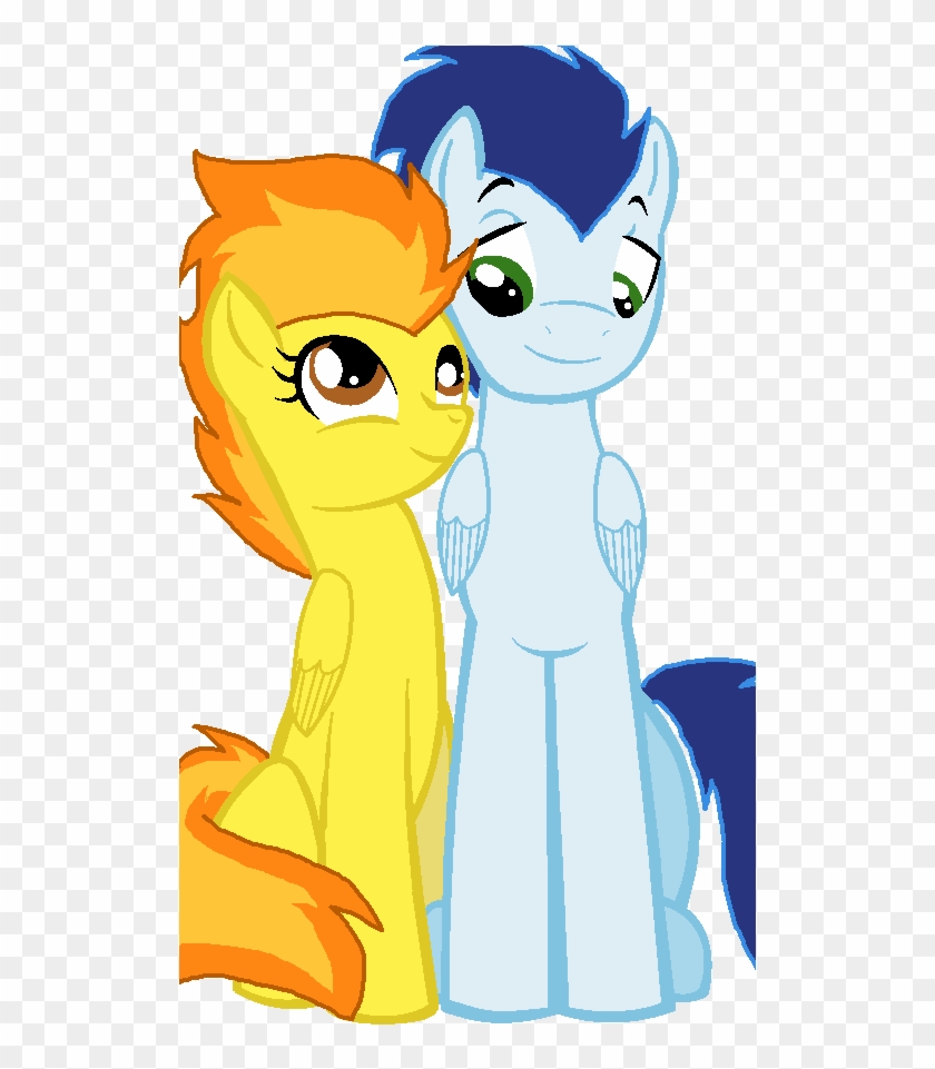 Mlp Spitfire X Soarin - Mlp Soarin And Spitfire #1131008