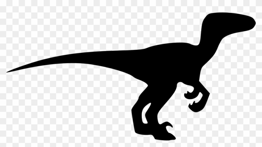 Click To Load Dinosaur Png Image Being Processed By - Velociraptor Silhouette #1131056
